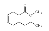 methyl (Z)-4-decenoate Structure
