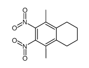 5,8-dimethyl-6,7-dinitro-1,2,3,4-tetrahydronaphthalene结构式