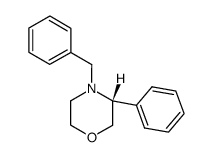 (3R)-4-benzyl-3-phenylmorpholine结构式