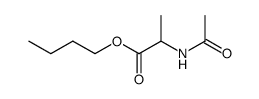 N-Acetyl-D,L-α-alanin-n-butylester结构式