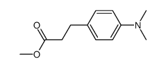3-(4-dimethylaminophenyl)propionic acid methyl ester结构式