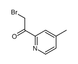Ethanone, 2-bromo-1-(4-methyl-2-pyridinyl)- (9CI)结构式