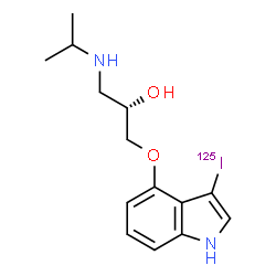 3-iodopindolol结构式
