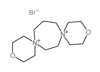 3,12-dioxa-6,9-diazoniadispiro[5.2.59.36]heptadecane,bromide Structure