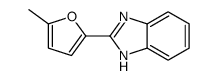(9ci)-2-(5-甲基-2-呋喃)-1H-苯并咪唑结构式