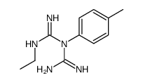 Biguanide, 1-ethyl-5-p-tolyl- (8CI) structure