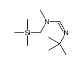 n-methyl-n-trimethylsilylmethyl-n'-tert-butylformamidine structure