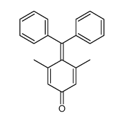 4-benzhydrylidene-3,5-dimethylcyclohexa-2,5-dien-1-one结构式
