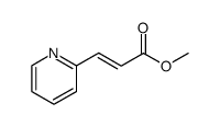 (E)-Methyl 3-(pyridin-2-yl)acrylate结构式