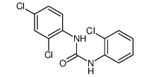 Urea, N-(2-chlorophenyl)-N'-(2,4-dichlorophenyl) Structure