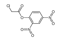 2,4-Dinitrophenyl monochloroacetateacetate结构式