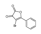 4-bromo-5-phenylfuran-2,3-dione结构式