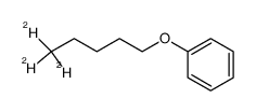 1-Phenoxy-[5,5,5-D3]pentan结构式
