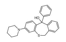 11-Phenyl-3-piperidino-6,11-dihydrodibenzo[b,e]thiepin-11-ol结构式