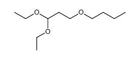 3-butoxy-propionaldehyde diethylacetal Structure