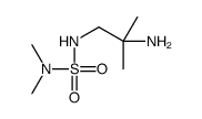 2-amino-1-(dimethylsulfamoylamino)-2-methylpropane结构式