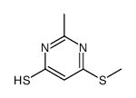 2-methyl-4-methylsulfanyl-1H-pyrimidine-6-thione Structure
