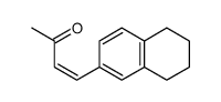 4-(5,6,7,8-tetrahydronaphthalen-2-yl)but-3-en-2-one结构式
