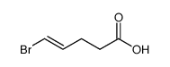 4-Pentenoic acid, 5-bromo-, (4E)结构式
