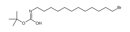 12-(T-BOC-AMINO)-1-DODECYL BROMIDE结构式
