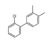4-(2-chlorophenyl)-1,2-dimethylbenzene结构式