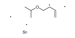 trimethyl(1-propan-2-yloxybut-3-en-2-yl)stannane结构式