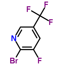 2-溴-3-氟-5-三氟甲基吡啶结构式