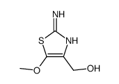 (2-amino-5-methoxy-1,3-thiazol-4-yl)methanol结构式