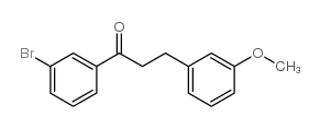 3'-BROMO-3-(3-METHOXYPHENYL)PROPIOPHENONE结构式