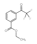3-(2,2,2-三氟乙酰基)苯甲酸乙酯结构式