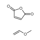 甲基乙烯基醚-马来酸酐共聚物结构式