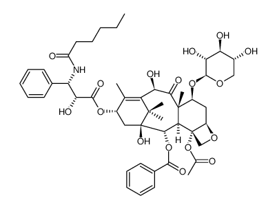 7-木糖基-10-去乙酰基紫杉醇 C结构式