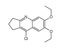 9-chloro-6,7-diethoxy-2,3-dihydro-1H-cyclopenta[b]quinoline Structure