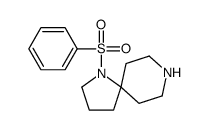 1-(苯基磺酰基)-1,8-二氮杂螺[4.5]癸烷结构式