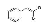 苯乙烯-β,β-d2结构式
