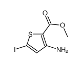 Methyl 3-amino-5-iodothiophene-2-carboxylate Structure