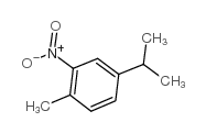 Benzene,1-methyl-4-(1-methylethyl)-2-nitro- structure
