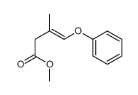 methyl 3-methyl-4-phenoxybut-3-enoate结构式