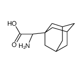 (2S)-2-(1-adamantyl)-2-aminoacetic acid结构式