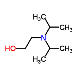 N,N-二异丙基乙醇胺结构式