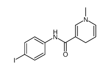 N-(4-iodophenyl)-1-methyl-4H-pyridine-3-carboxamide结构式