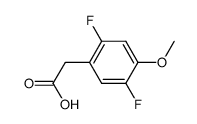 2-(2,5-difluoro-4-methoxyphenyl)acetic acid结构式