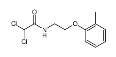 dichloro-acetic acid-(2-o-tolyloxy-ethylamide) Structure