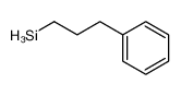 (3-Phenyl-propyl)-silan Structure