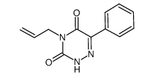 4-allyl-6-phenyl-2H-[1,2,4]triazine-3,5-dione结构式