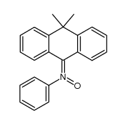 N-(10,10-dimethyl-9,10-dihydroanthracen-9-ylidene)phenylamine N-oxide结构式