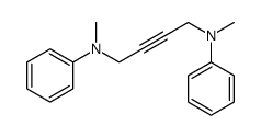 N,N'-dimethyl-N,N'-diphenylbut-2-yne-1,4-diamine结构式