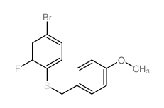 (4-溴-2-氟苯基)(4-甲氧基苄基)硫烷图片