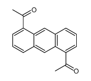 1-(5-acetylanthracen-1-yl)ethanone结构式