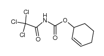 (2,2,2-trichloroacetyl)carbamic acid cyclohex-2-enyl ester Structure